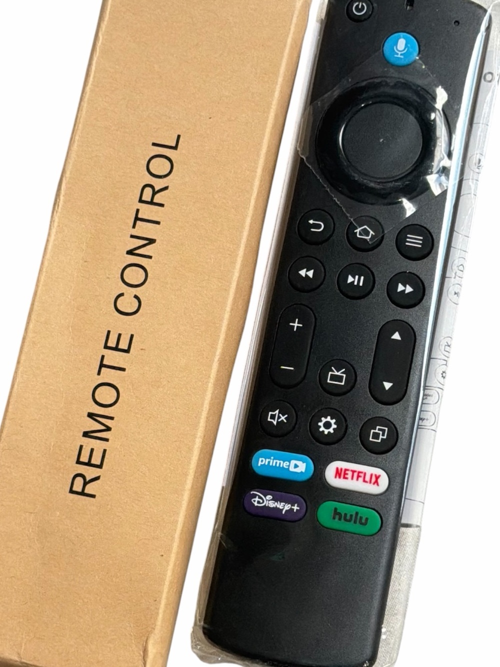 TV Remote Control with Disney+, Netflix, Hulu Buttons
